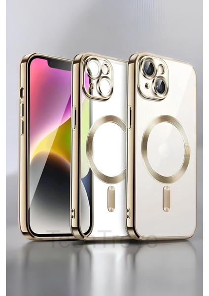 iPhone 13 Kılıf Kamera Korumalı Sararma Yapmaz Magsafe Şarj Özellikli A++ Kalite Kapak