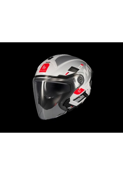 Kask mt Cosmo Sv Silence A2 Gloss Gümüş Gözlüklü fiyatları