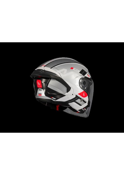 Kask mt Cosmo Sv Silence A2 Gloss Gümüş Gözlüklü modelleri