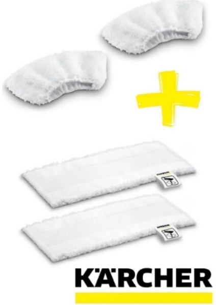 Karcher Easyfix Sc 2, Sc 3, Sc 4, Sc 5,karcher Easyfix Serisi Yer Başlığı,aparat Havlu Seti-4 Parça