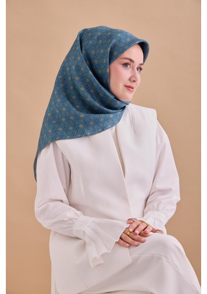 Twill Ipek Eşarp - 11479-18 Haki fiyatları