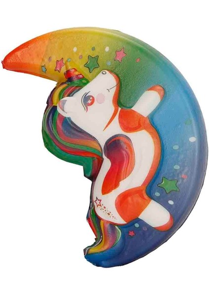 Squishy Ay Unicorn: Slow Rising Köpük Oyuncak! Kawaii Stres Giderici Figür modelleri