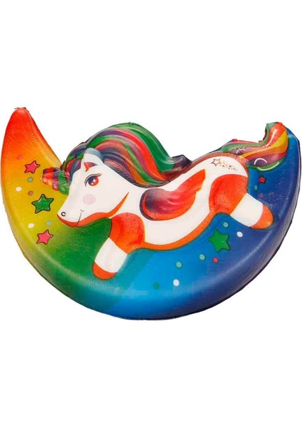 Squishy Ay Unicorn: Slow Rising Köpük Oyuncak! Kawaii Stres Giderici Figür fırsatları