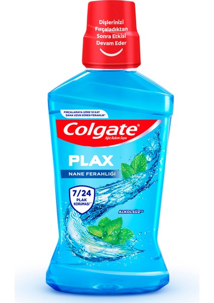 Plax Nane Ferahlığı Ağız Bakım Suyu 500 ml 2 Adet