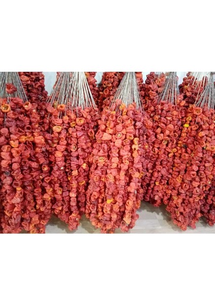 Yeni Mahsul Kuru Dolmalık Acı Biber 1 Dizi (25 Adet)