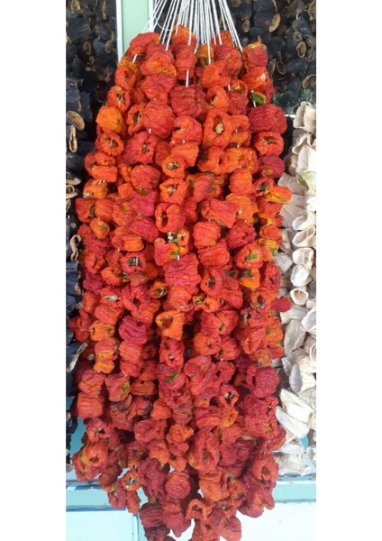 Yeni Mahsul Kuru Dolmalık Acı Biber 1 Dizi (25 Adet) fiyatları