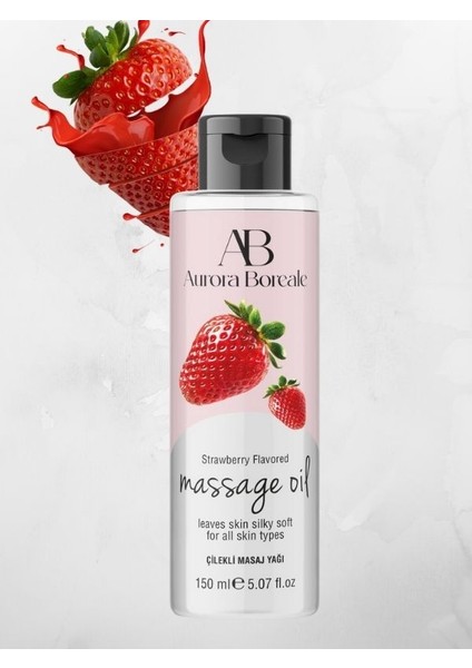 A B Çilek Aromalı Masaj Yağı 150 ml Aromatik Haz Verici Masaj Jeli Süper Etki fiyatları