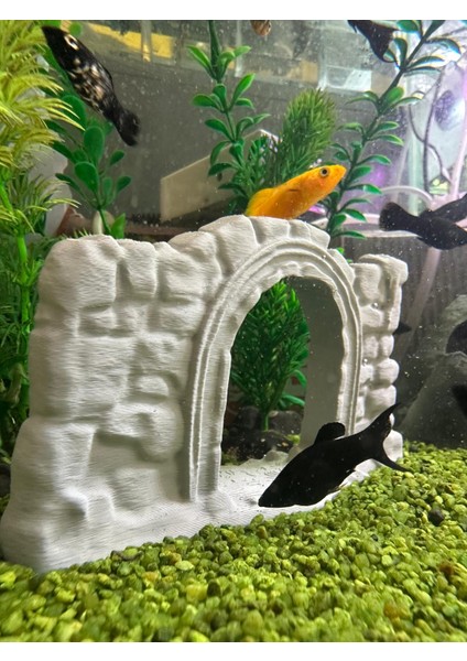 Akvaryum Dekoru Taş Duvar Kemer Model indirimleri
