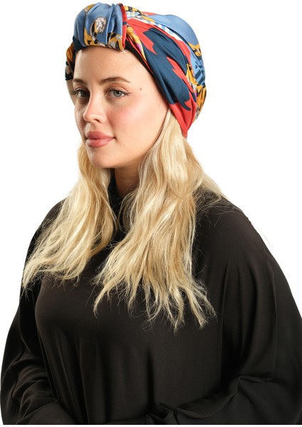 Taş Pratik Hazır Geçmeli Tesettür Bone Ipek Desenli 2410_46 fiyatları