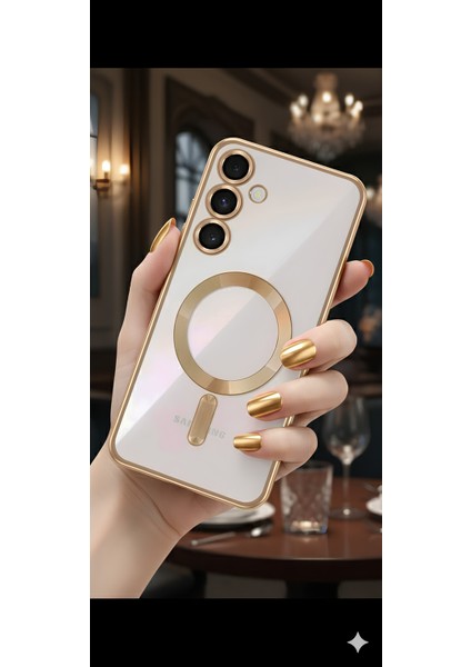 Samsung Galaxy A35 Kılıf Kamera Korumalı Sararma Yapmaz Magsafe Şarj Özellikli A++ Kalite Kapak