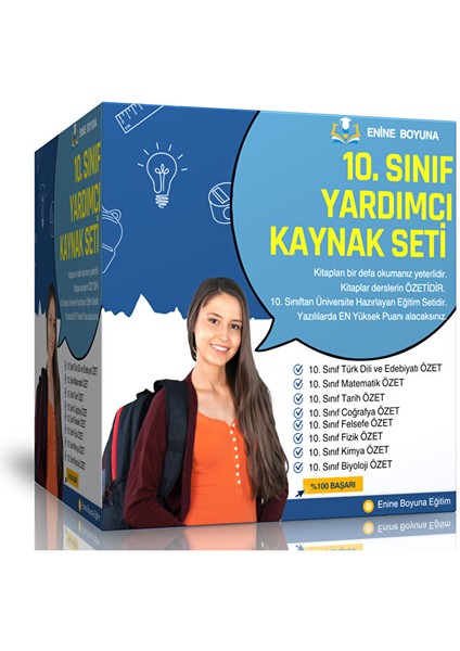 10. Sınıf Yardımcı Kaynak Seti (8 Ana Ders)