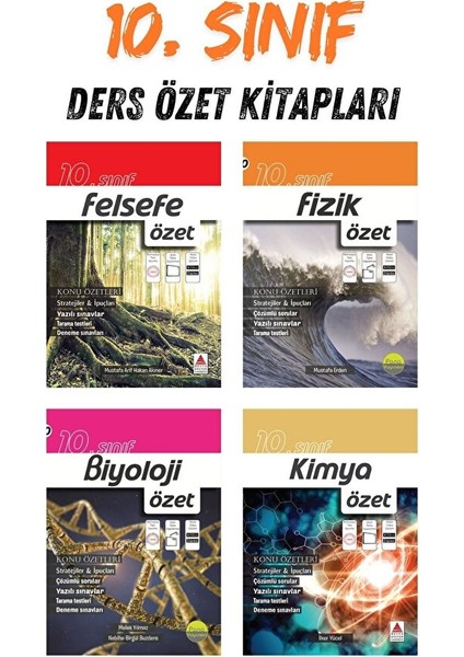 10. Sınıf Yardımcı Kaynak Seti (8 Ana Ders) modelleri