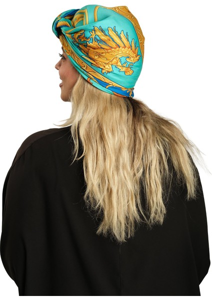 Çağla Yeşili Pratik Hazır Geçmeli Tesettür Bone Ipek Desenli 2410_32 fırsatları