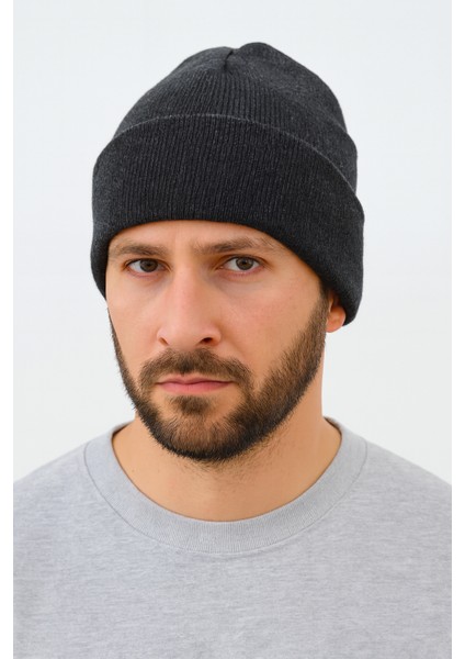 Unisex Triko Örgü Spor Katlamalı Bere Standart fiyatları