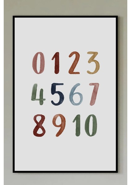 Ingilizce Günler - Harfler - Sayılar Yazılı Eğitici Okul Çocuk Odası Temalı Dekoratif Mdf Tablo fiyatları