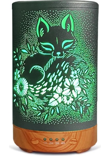 200 ml Oda Hava Nemlendiricisi Rgb Işık Gece Lambalı Desenli Zaman Ayarlı Kumandalı Nemlendirici modelleri