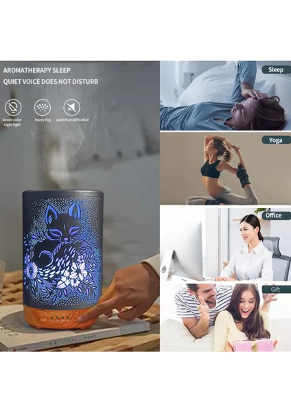 200 ml Oda Hava Nemlendiricisi Rgb Işık Gece Lambalı Desenli Zaman Ayarlı Kumandalı Nemlendirici indirimleri