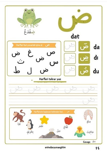 Arapça Alfabe Elif-Ba Yaz-Sil Kitabı fırsatları
