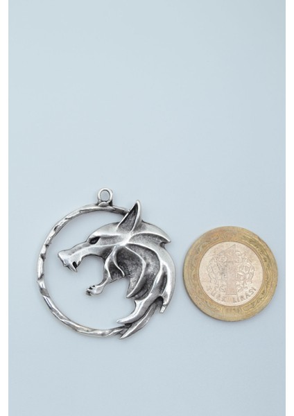 Witcher 3 Gümüş Kaplama Düz Zincir Kolye fırsatları