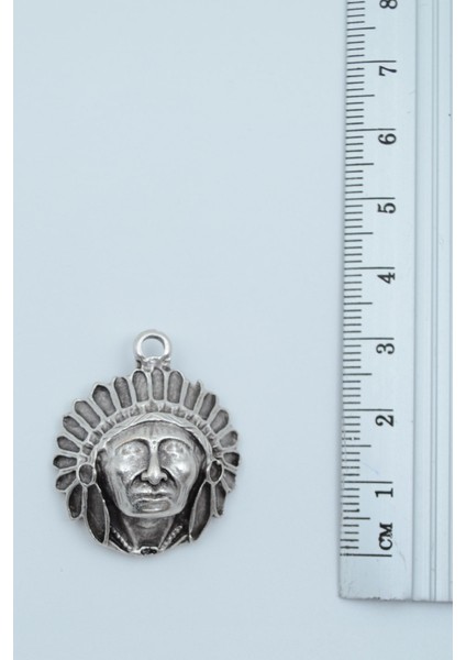 Kızılderili Gümüş Kaplama Örme Zincir Kolye modelleri