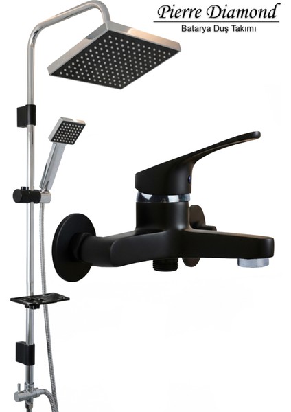 Banyo Bataryası ve Robot Duş Takımı Siyah Renk Çeşitleri