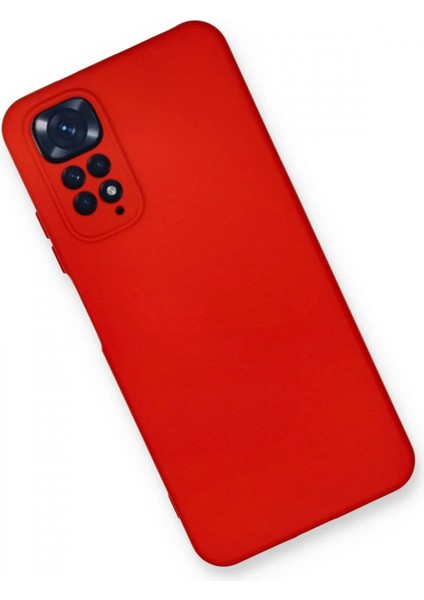 Xiaomi Redmi Note 11 Kılıf Nano Içi Kadife Silikon - Kırmızı (K95) modelleri