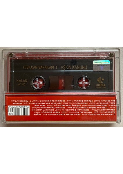 Yeşilçam Şarkıları 1 Aşkın Kanunu Kaset (Orijinal Dönem Baskı Kaset) fiyatları