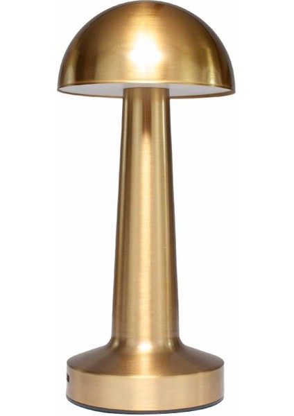 Şarjlı Dokunmatik Metal Masa Lambası | Mantar & Şemsiye Tasarım | Üç Kademe Işık Ayarı, Taşınabilir, USB ile Şarj Edilebilir Dekoratif Gece Lamba indirimleri