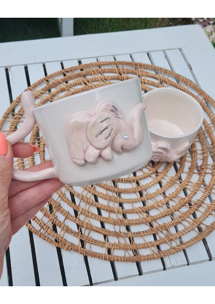 Fil Fincan Kupa El Yapımı Seramik fiyatları