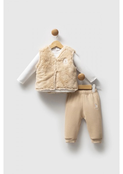 U.s. Polo Assn 3'lü Takım USB2779 Bej