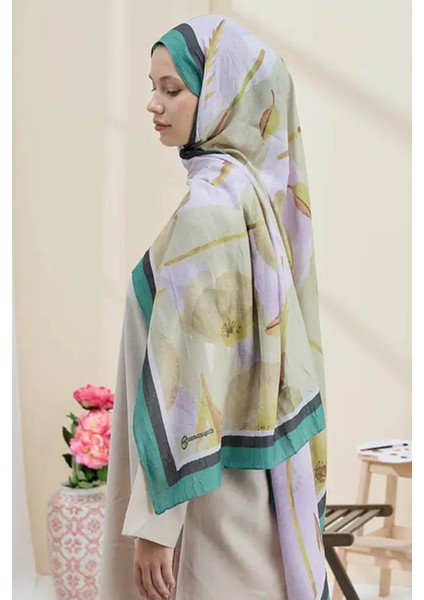 Gelincik Desen Bambu Şal modelleri