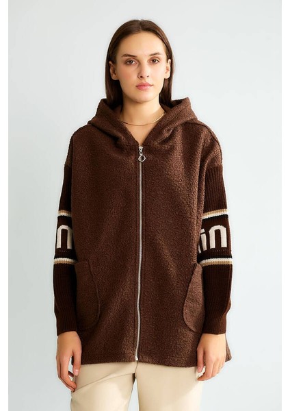 Fermuarlı Buklet Mont