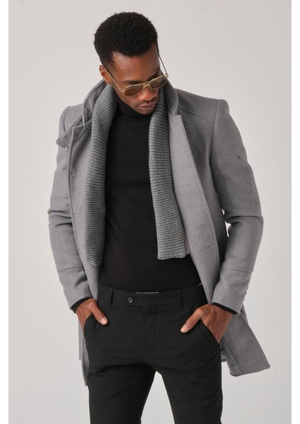 Erkek Kaşe Kaban – Çıkartılabilir Fermuarlı Ribanalı Yaka, Slim Fit Italyan Kesim, Şık ve Fonksiyonel Bej, Taba, Kahverengi, Gri, Siyah modelleri