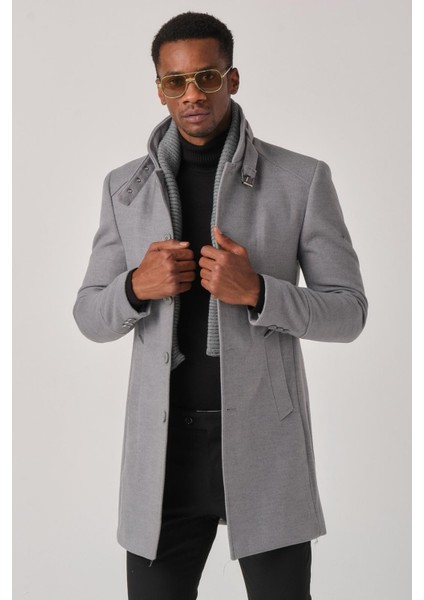 Erkek Kaşe Kaban – Çıkartılabilir Fermuarlı Ribanalı Yaka, Slim Fit Italyan Kesim, Şık ve Fonksiyonel Bej, Taba, Kahverengi, Gri, Siyah fırsatları