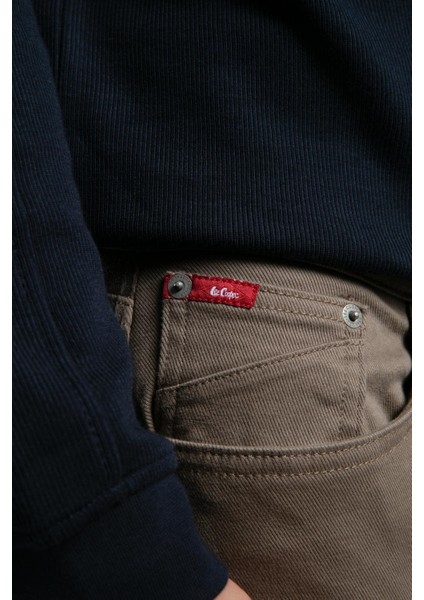 Harry Normal Bel Düz Kesim Düz Paça Bej Erkek Pantolon fırsatları