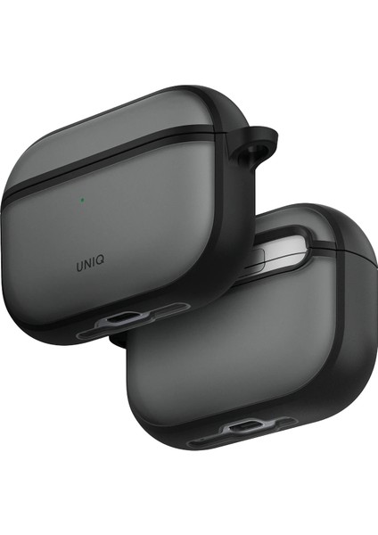 Airpods Pro 3 Kılıf Şık Koruyucu Mat Parmak Izi Tutmaz Kablosuz Şarj Destek Hang Alüminyum Karabina