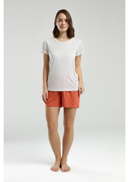 Kadın Basic Süprem Kumaş Alt Üst Şortlu Takım modelleri