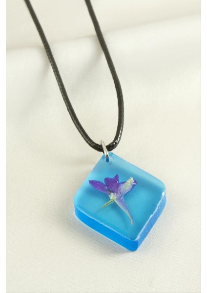 Mahmuzotu Çiçeği Epoksi Kolye