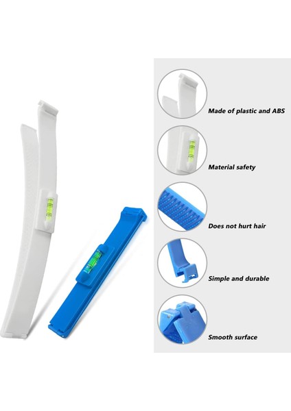 Saç Kesme & Kakül Düzeltme Seti – 3’lü Profesyonel Bangs Trimming Ruler Set (2 Adet Kakül Cetveli + 1 Adet Saç Inceltme Makası) | Abs + Paslanmaz Çelik, Düz & Kavisli Klips, Terazi Göstergeli fırsatları