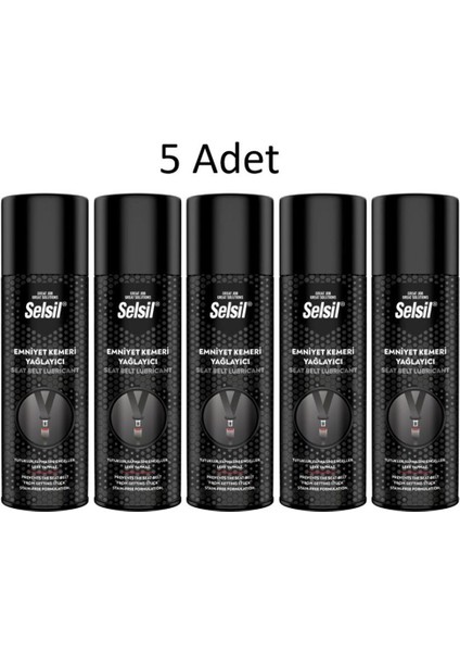 Emniyet Kemeri Yağlayıcı 5 Adet