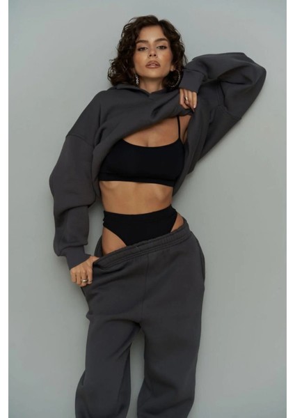 Kadın Trend Modal Oversiz Eşofman Takımı fırsatları