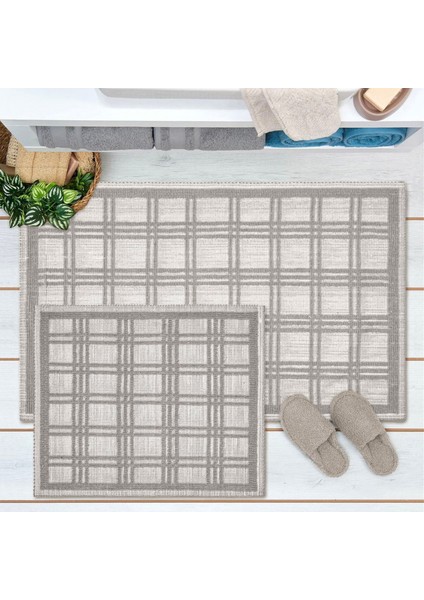 Soft Rhodes 2'li Bukle Paspas - Gri