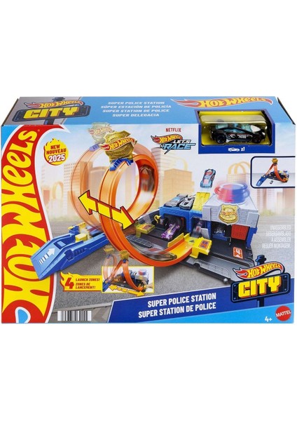 JBM71 Hot Wheels Polis Istasyonu Oyun Seti