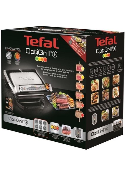 Etin Kalınlığını Algılayan Sensörlü Izgara – 6 Modlu, Döküm Plakalı Optigrill!+Mutfak Tartısı Hediyeli