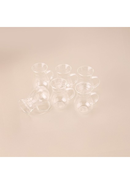 Star Borosilikat Cam 6'lı Çay Bardağı - Şeffaf modelleri