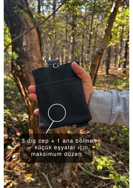 Mumlu Kanvas Edc Bel Çantası – Su Itici Kompakt Erkek Cep Organizatörü modelleri