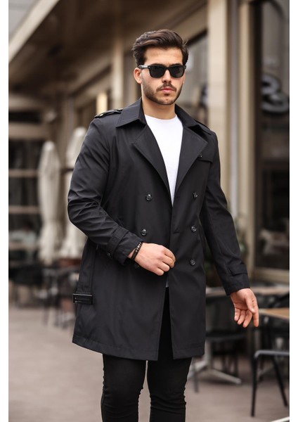 Uzun Beli Kemerli Apoletli Trençkot & Pardesü modelleri