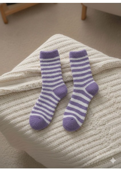 2'li Yumuşak Kokulu Peluş Uyku Çorabı modelleri