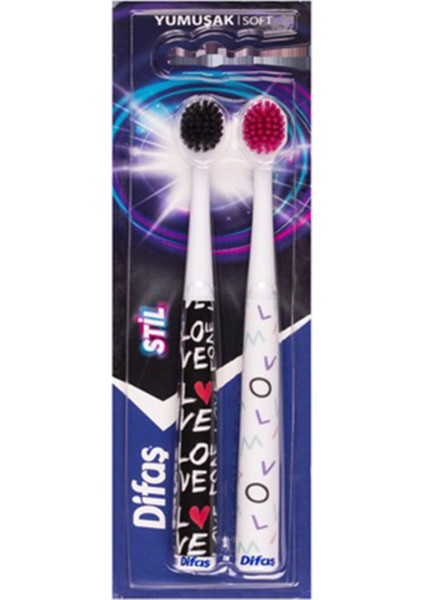 Stil 2li Diş Fırçası 3 Adet