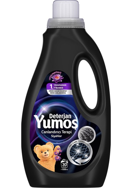 Sıvı Bakım Deterjanı Canlandırıcı Terapi Siyahlar 30 Yıkama 1500 ml 3 Adet